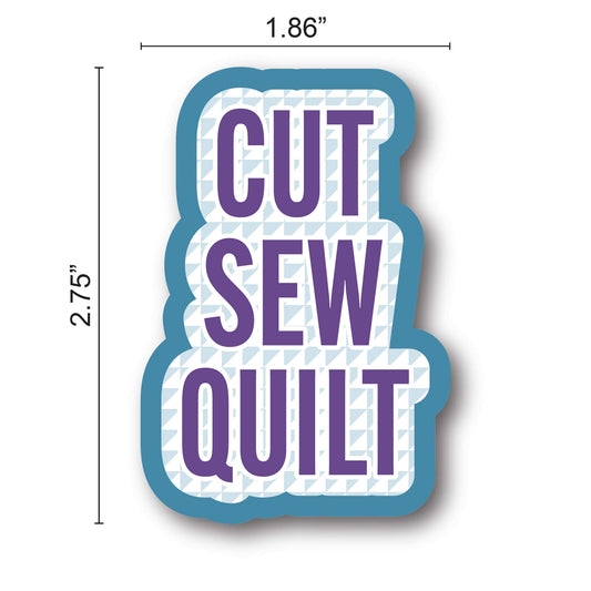 Cut Sew Quilt Sticker-Bookmark-Create Wholsale