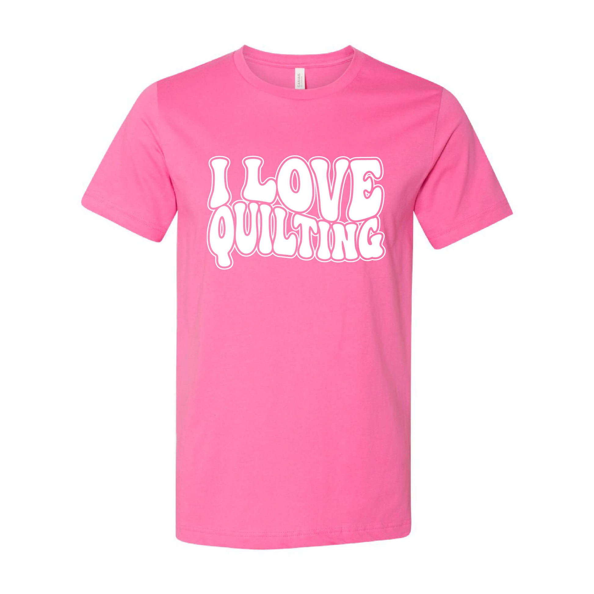 I Love Quilting Short Sleeve T-Shirt - Premium-T-Shirt-Create Wholsale