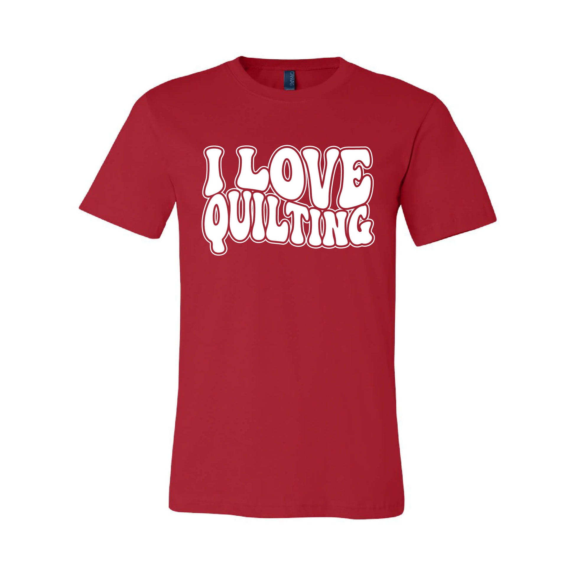 I Love Quilting Short Sleeve T-Shirt - Premium-T-Shirt-Create Wholsale