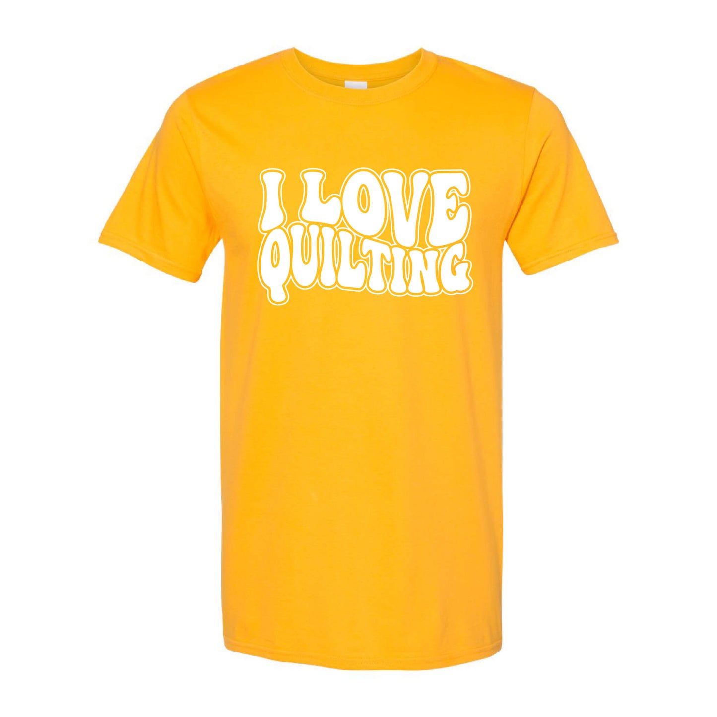 I Love Quilting Short Sleeve T-Shirt - Standard-T-Shirt-Create Wholsale