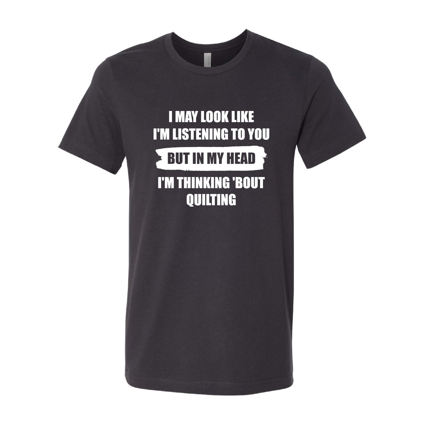 Thinking About Quilting Short Sleeve T-Shirt - Premium-T-Shirt-Create Wholsale