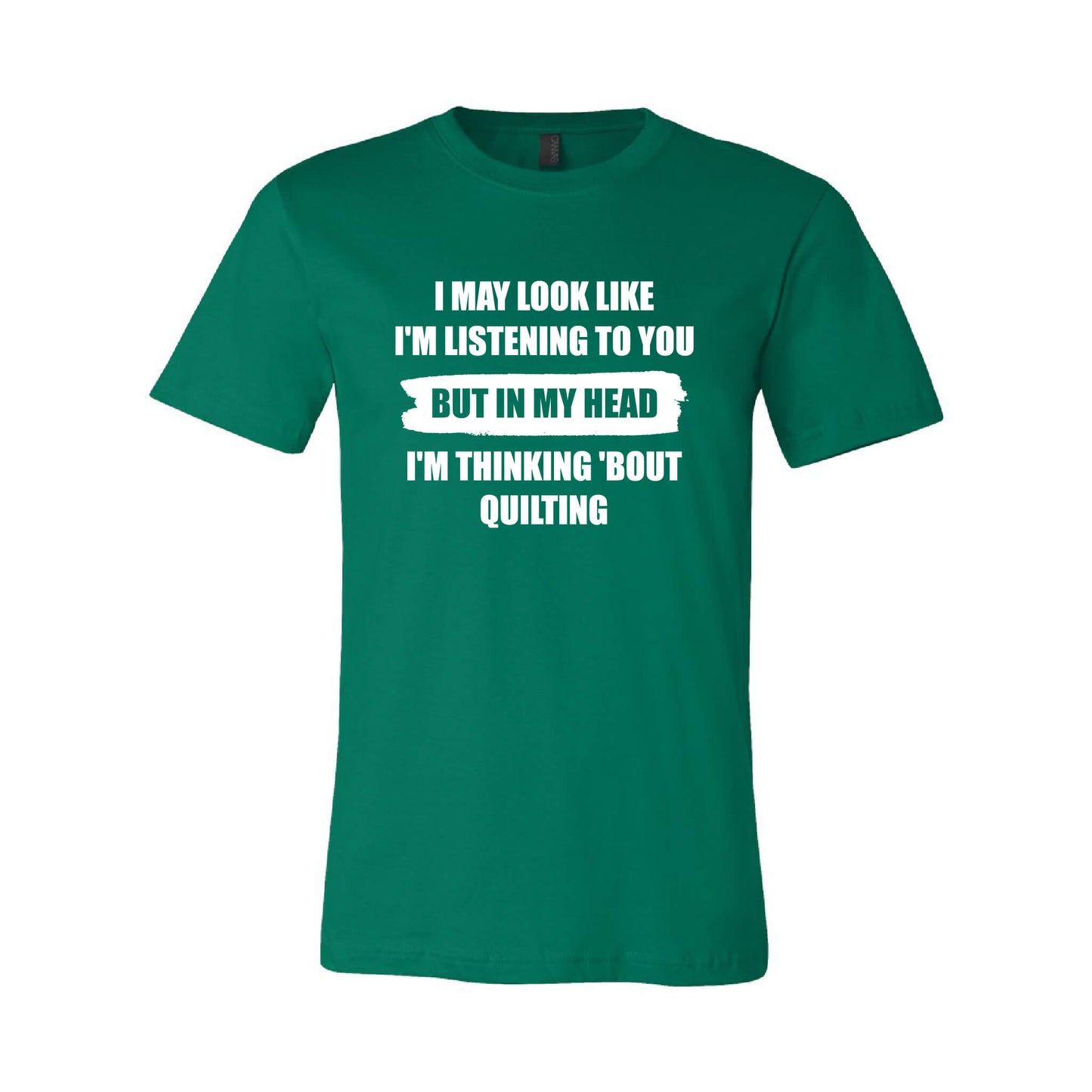 Thinking About Quilting Short Sleeve T-Shirt - Premium-T-Shirt-Create Wholsale