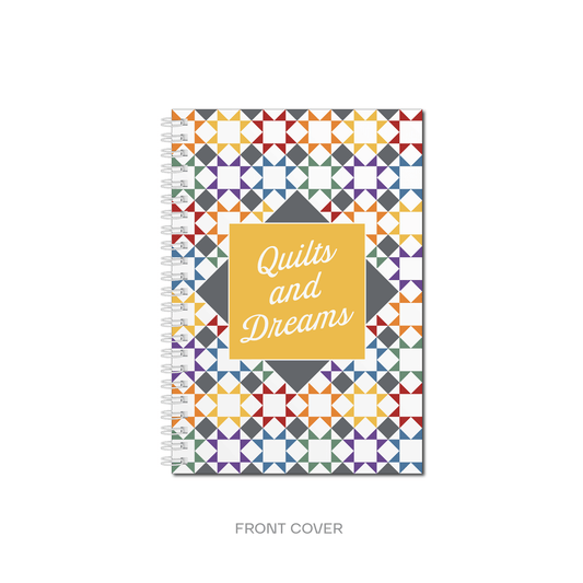 Quilts and Dreams Notebook-Notebook-Create Wholsale